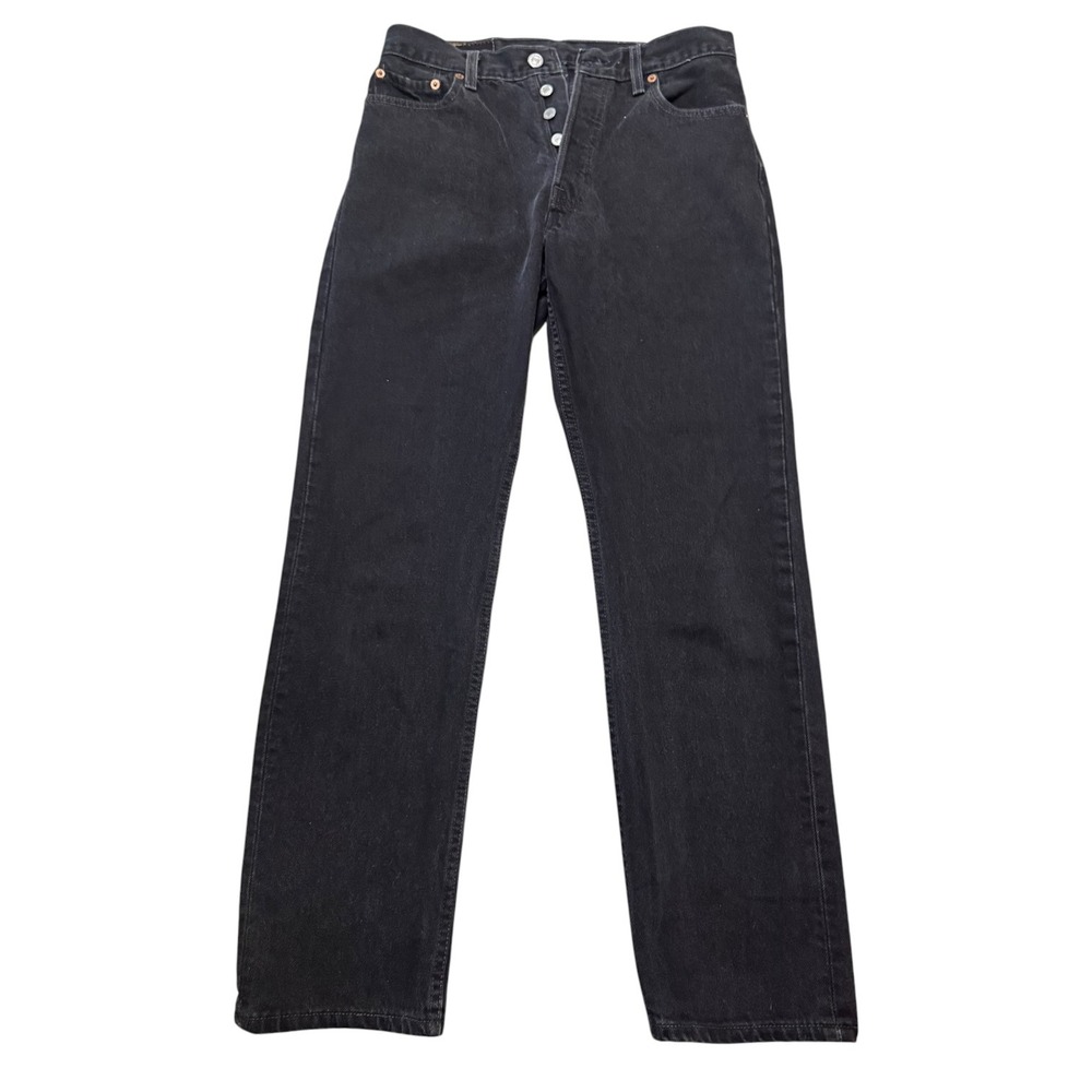 Vintage 90s Levi's 501 For Women Black USA Made Jeans 30x30 (Measures 29x29)